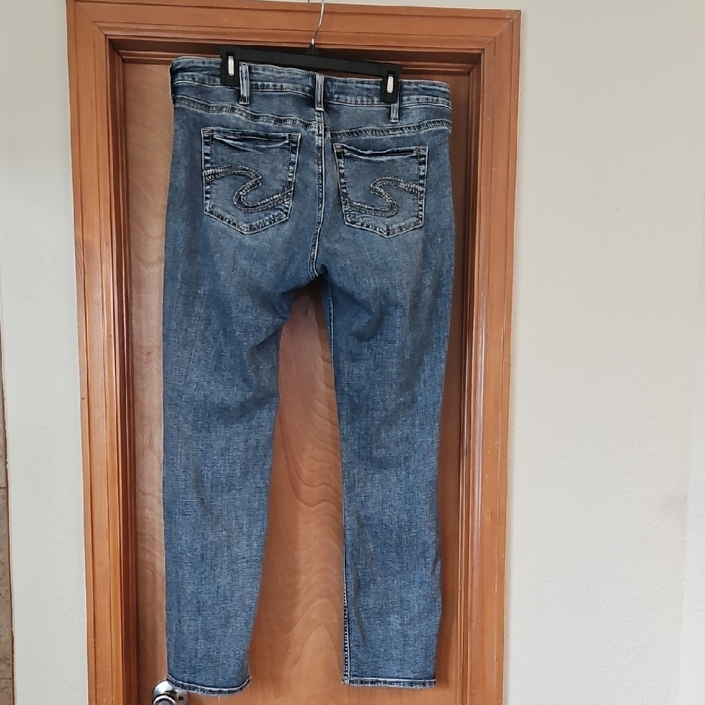 Silver Elyse Straight Jeans - Picture 2 of 6